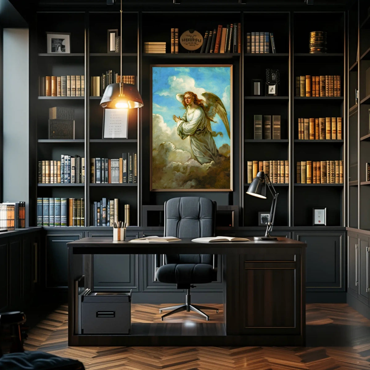 Angelic Presence in the Clouds Poster