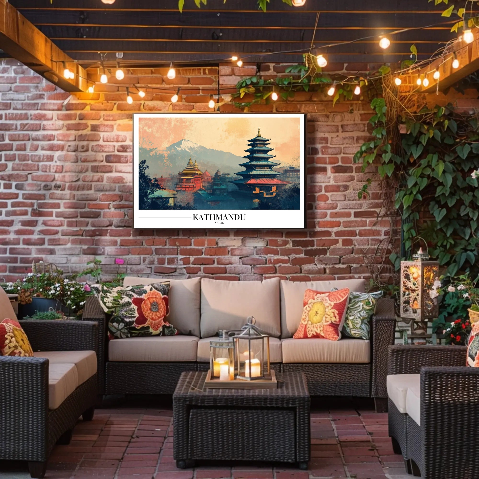 Kathmandu Cultural Heritage Scenic Poster