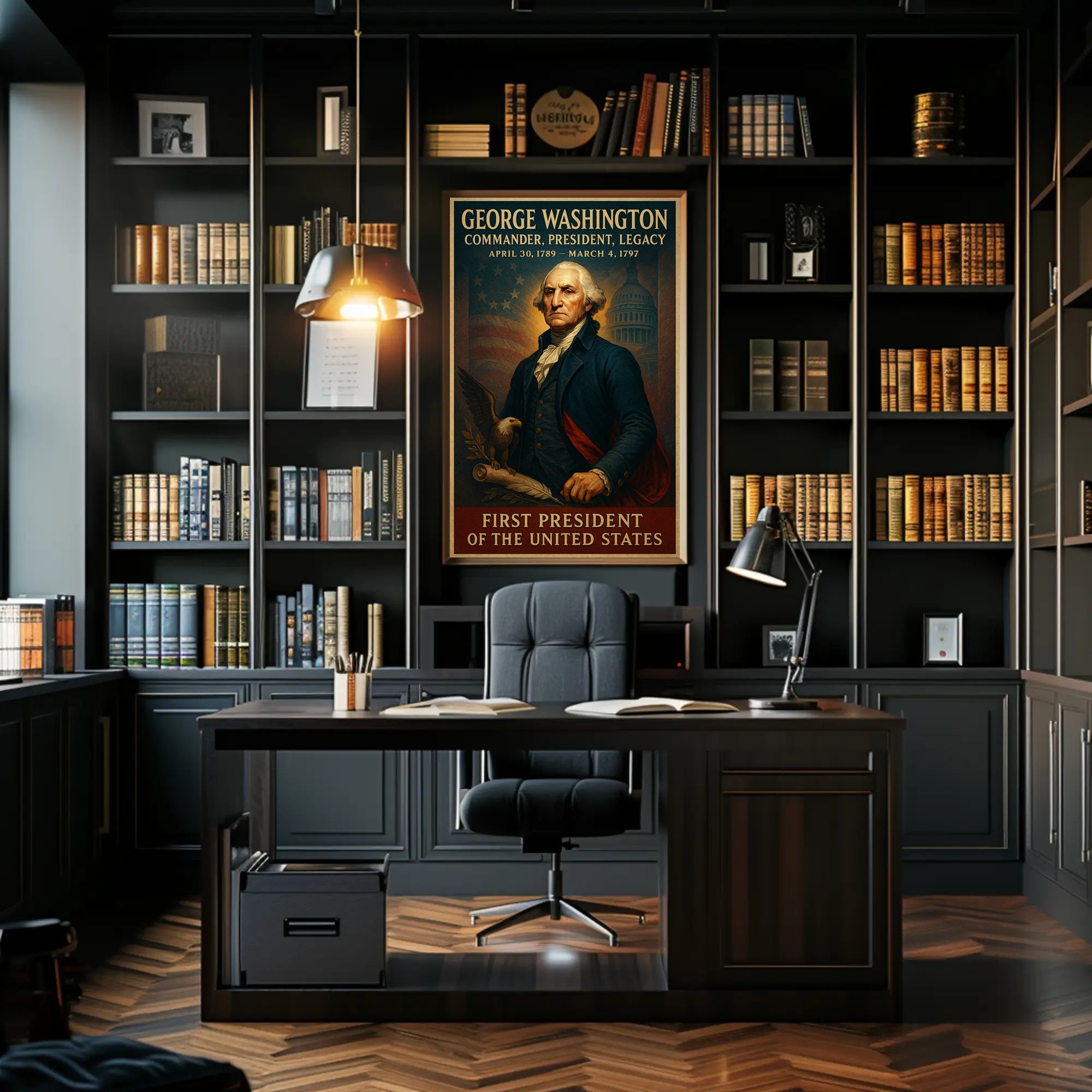 George Washington 1st President Poster PosterGoat