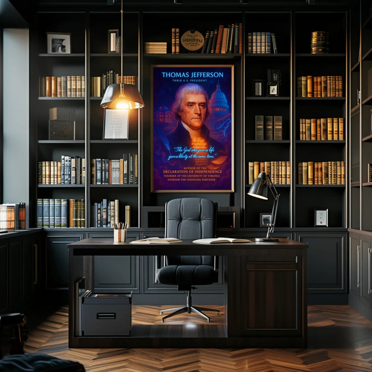 Thomas Jefferson 3rd U.S. President Poster