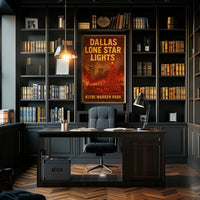 Dallas Lone Star Lights Poster