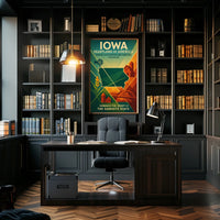 Embrace the Spirit of The Hawkeye State Poster