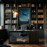 Northrop F-89 Scorpion Jet Cold War Tribute Poster