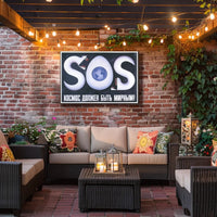 SOS for Peaceful Space Poster