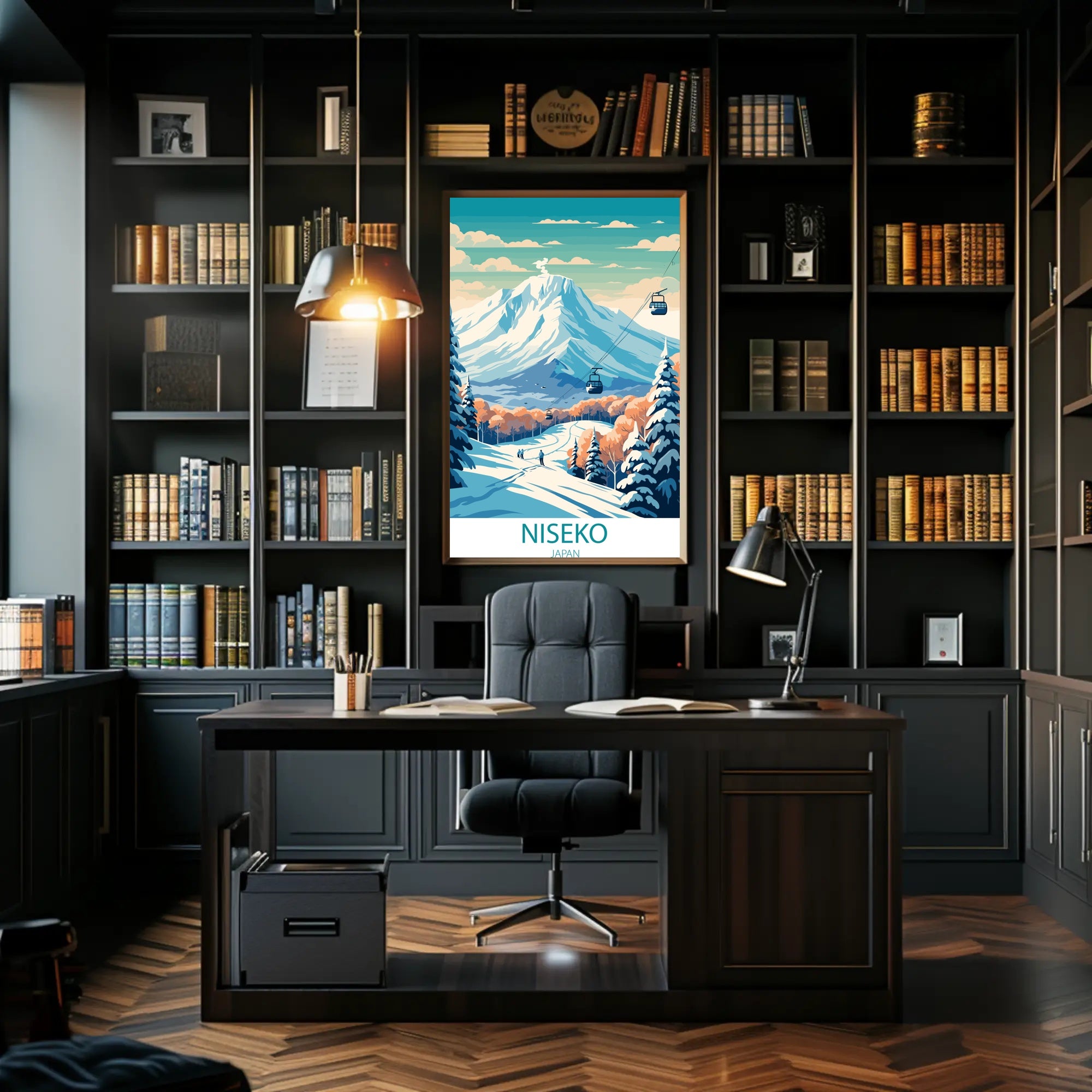 Niseko Mt. Yotei Winter Wonderland Travel Poster