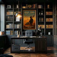 Desert Storm Triumph in the Gulf Poster