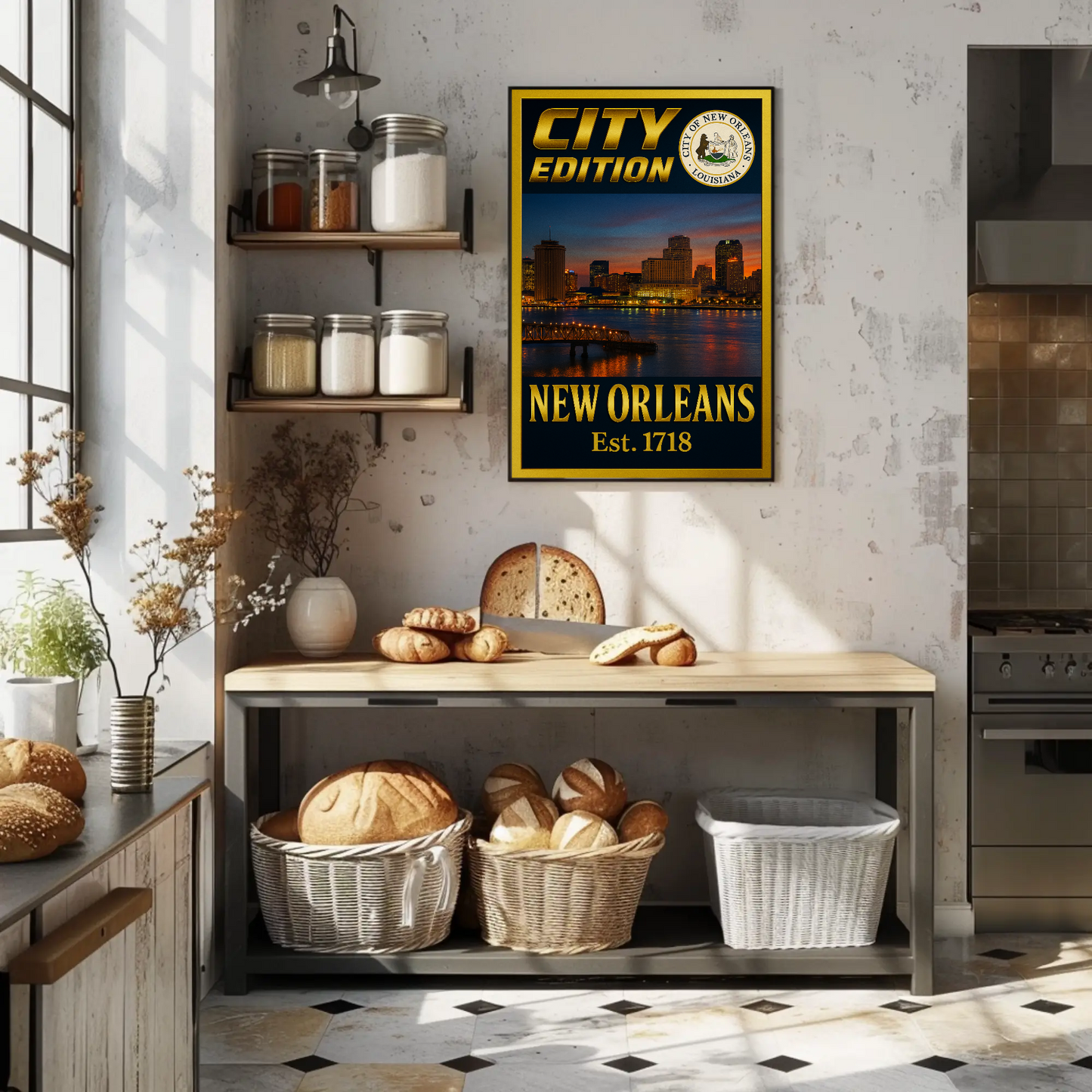 New Orleans City Edition Travel Poster