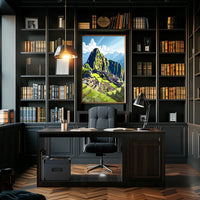 Machu Picchu Adventure: Vibrant Modern Art Poster