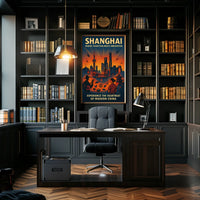 Shanghai Where Tradition Meets Innovation Poster
