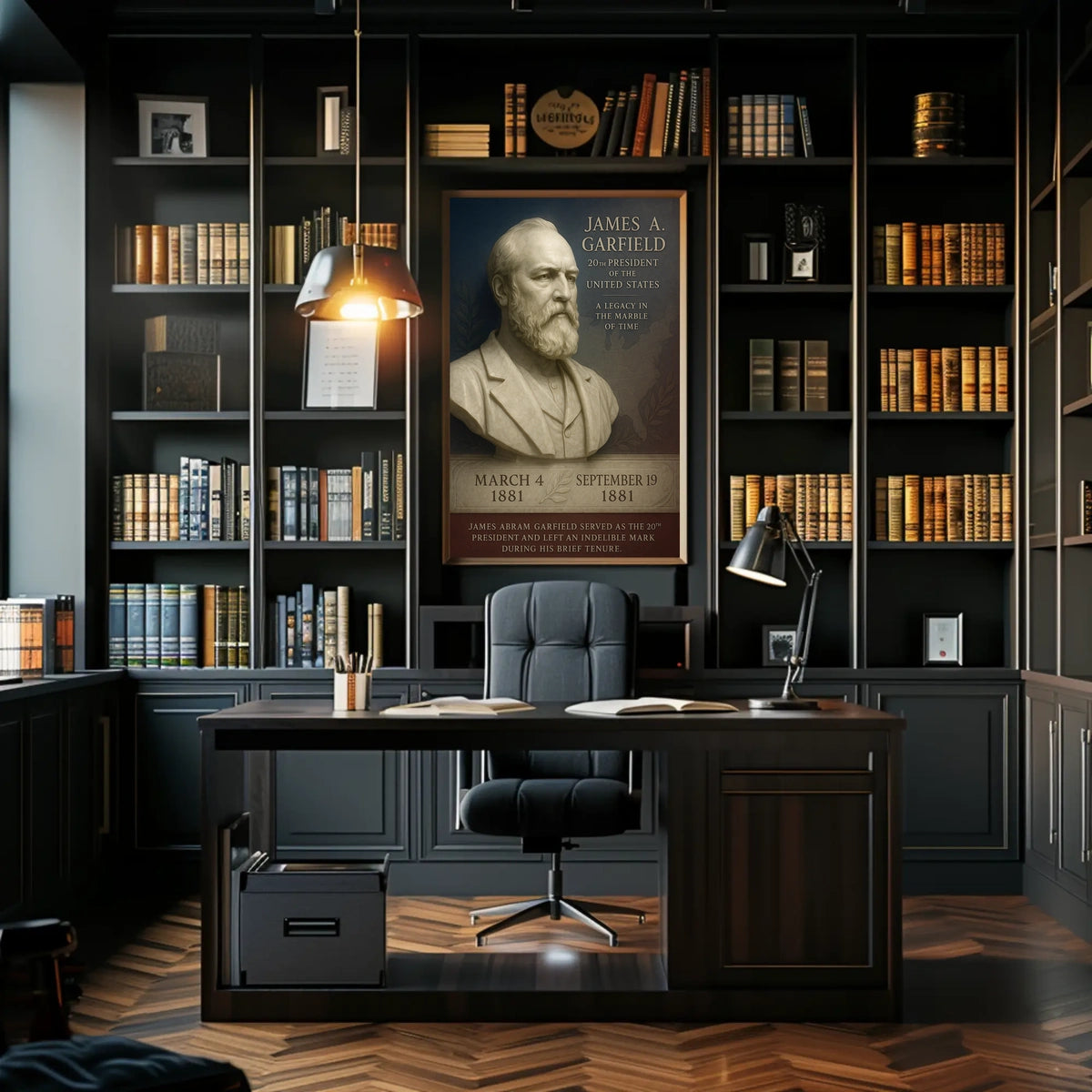 James A. Garfield 20th President Poster