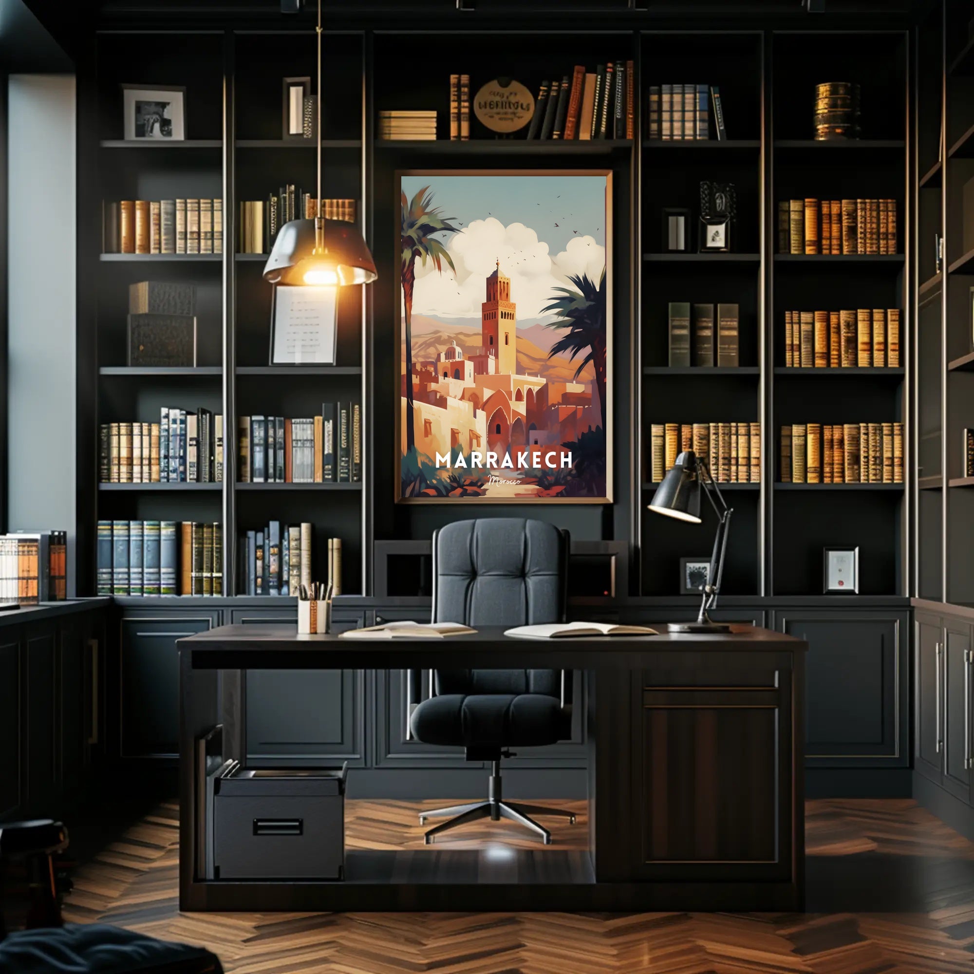 Marrakech Travel Poster