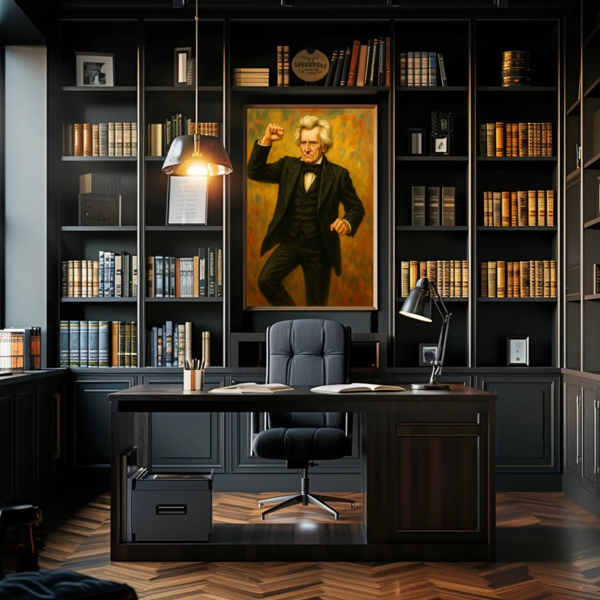 Andrew Jackson Fist Pump Presidential Poster