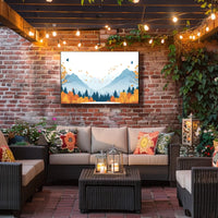 Autumn Mountain Landscape Poster