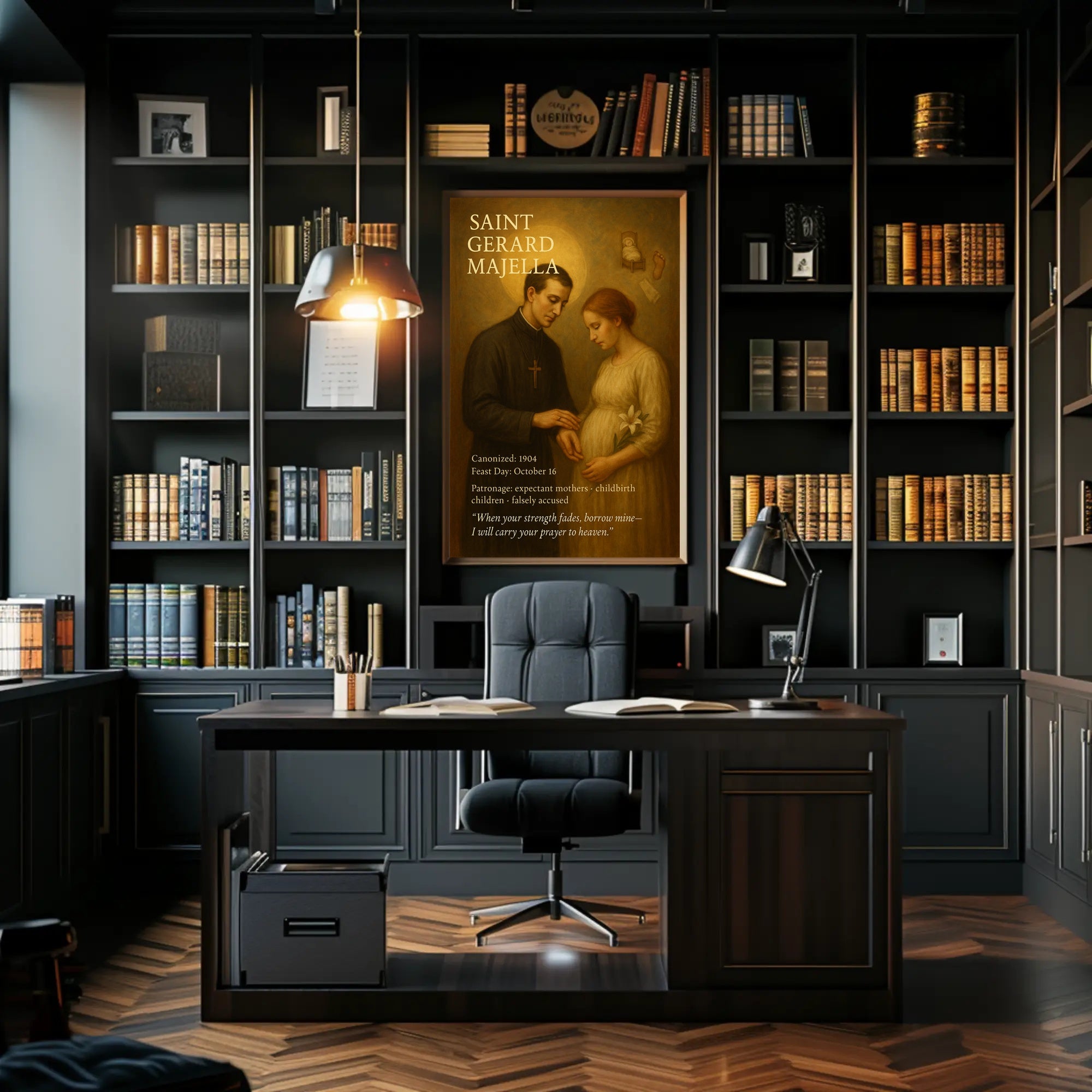 Saint Gerard Majella Religious Iconography Cultural or Heritage Poster