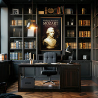 Wolfgang Amadeus Mozart The Maestro of Melody Poster PosterGoat