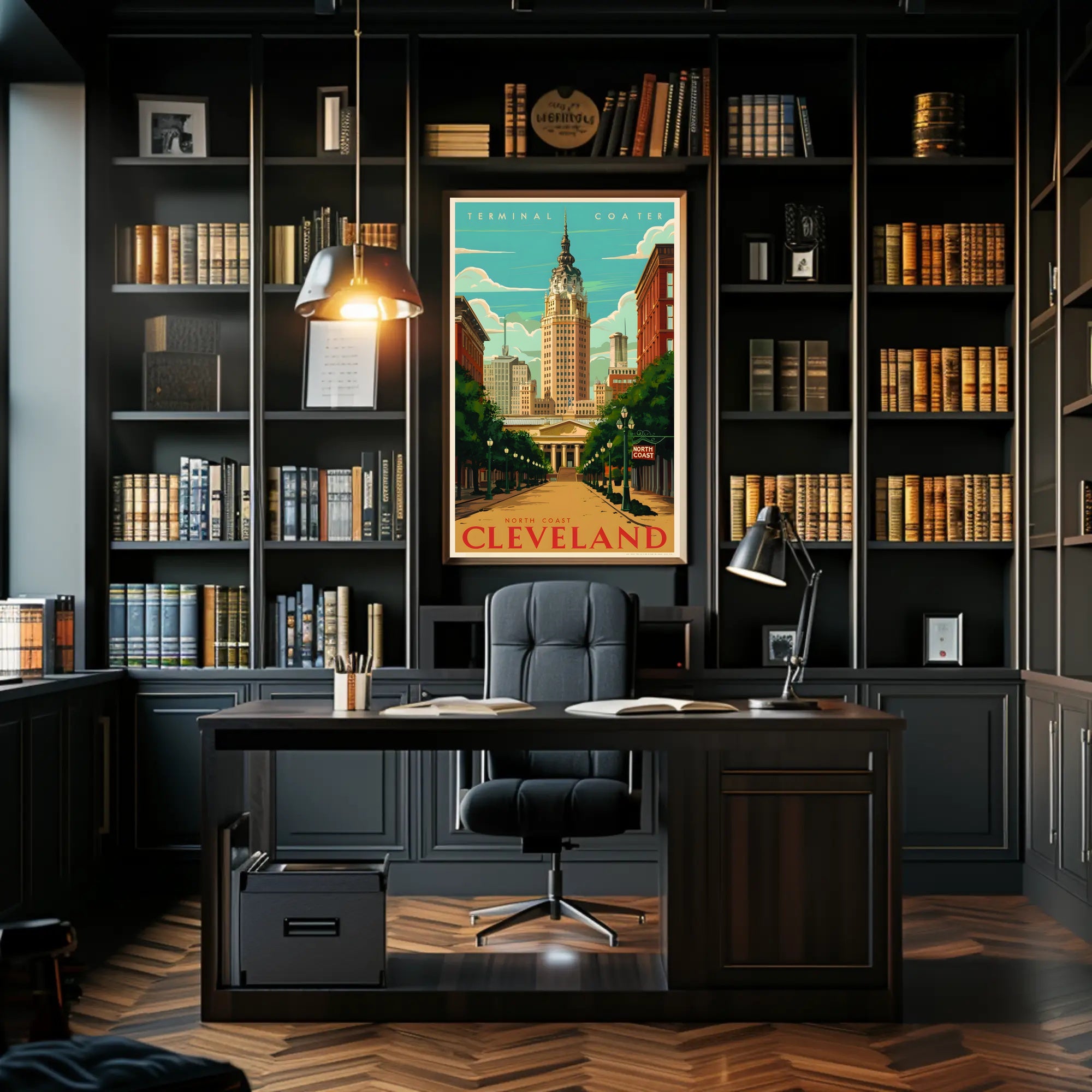 Discover Cleveland's Architectural Charm Poster