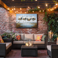 Surreal Floating Eyes Artistic Poster