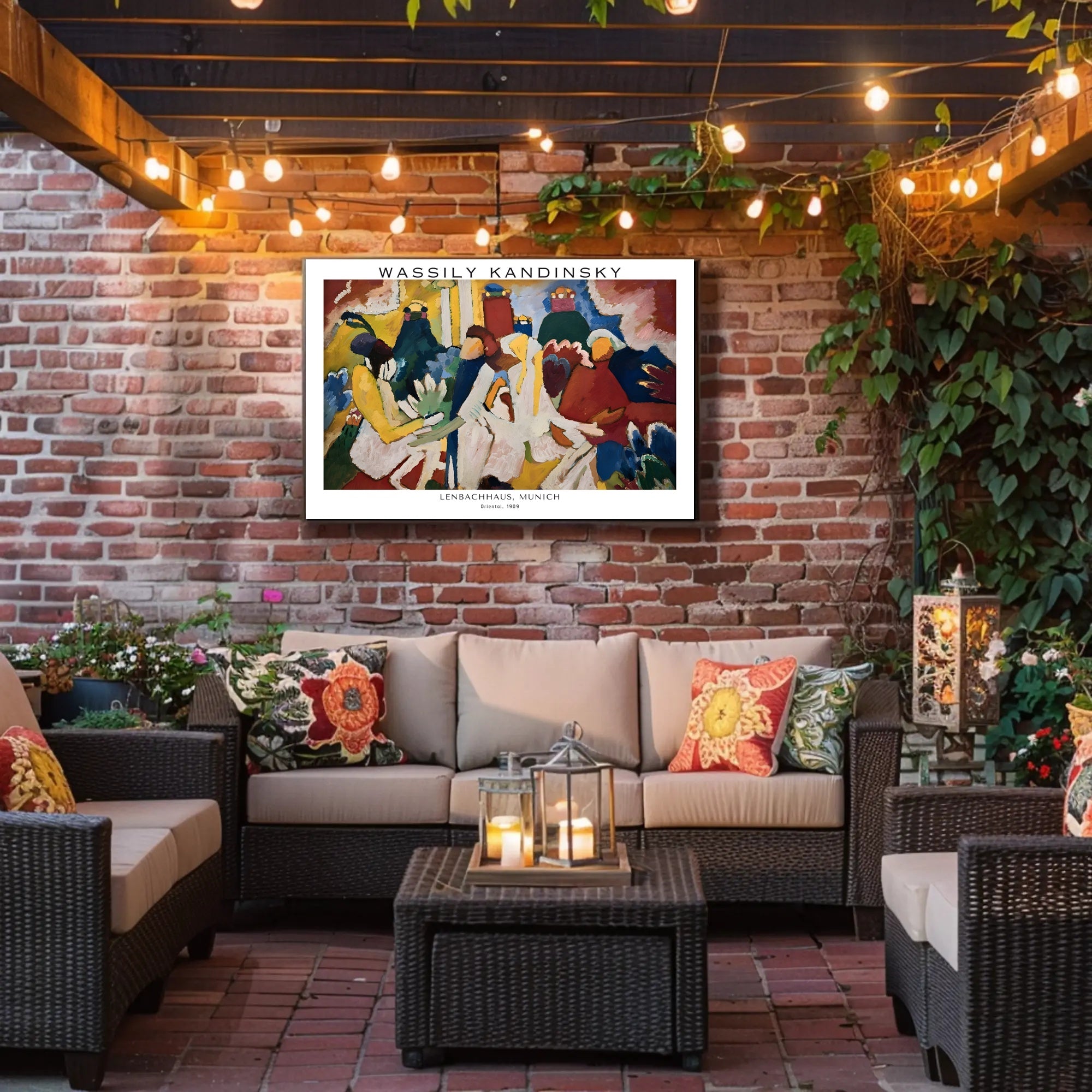 Wassily Kandinsky "Oriental 1909" Poster