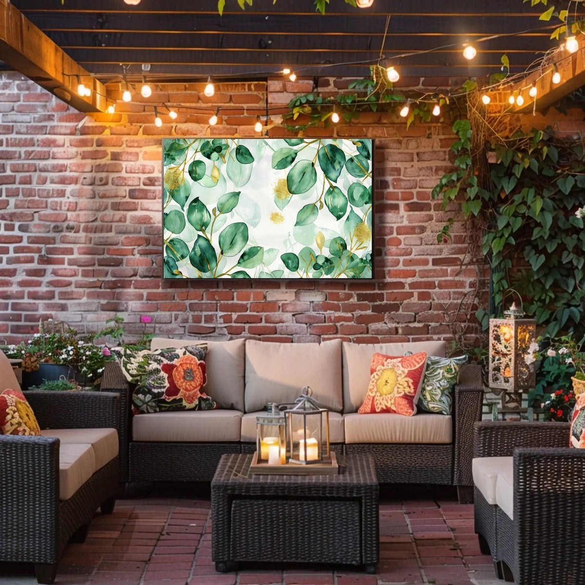 Lush Greenery Art Poster