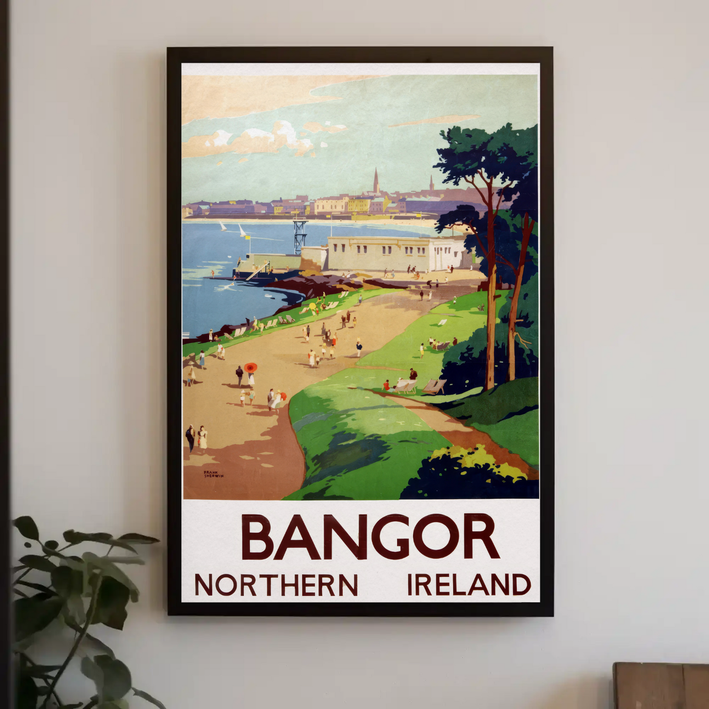 Vintage Poster - Bangor Northern Ireland