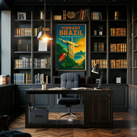 Vibrant Brazil Where Nature Meets Poster