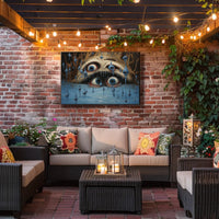 Surreal Face with Eyes Fantasy or Mythology Poster