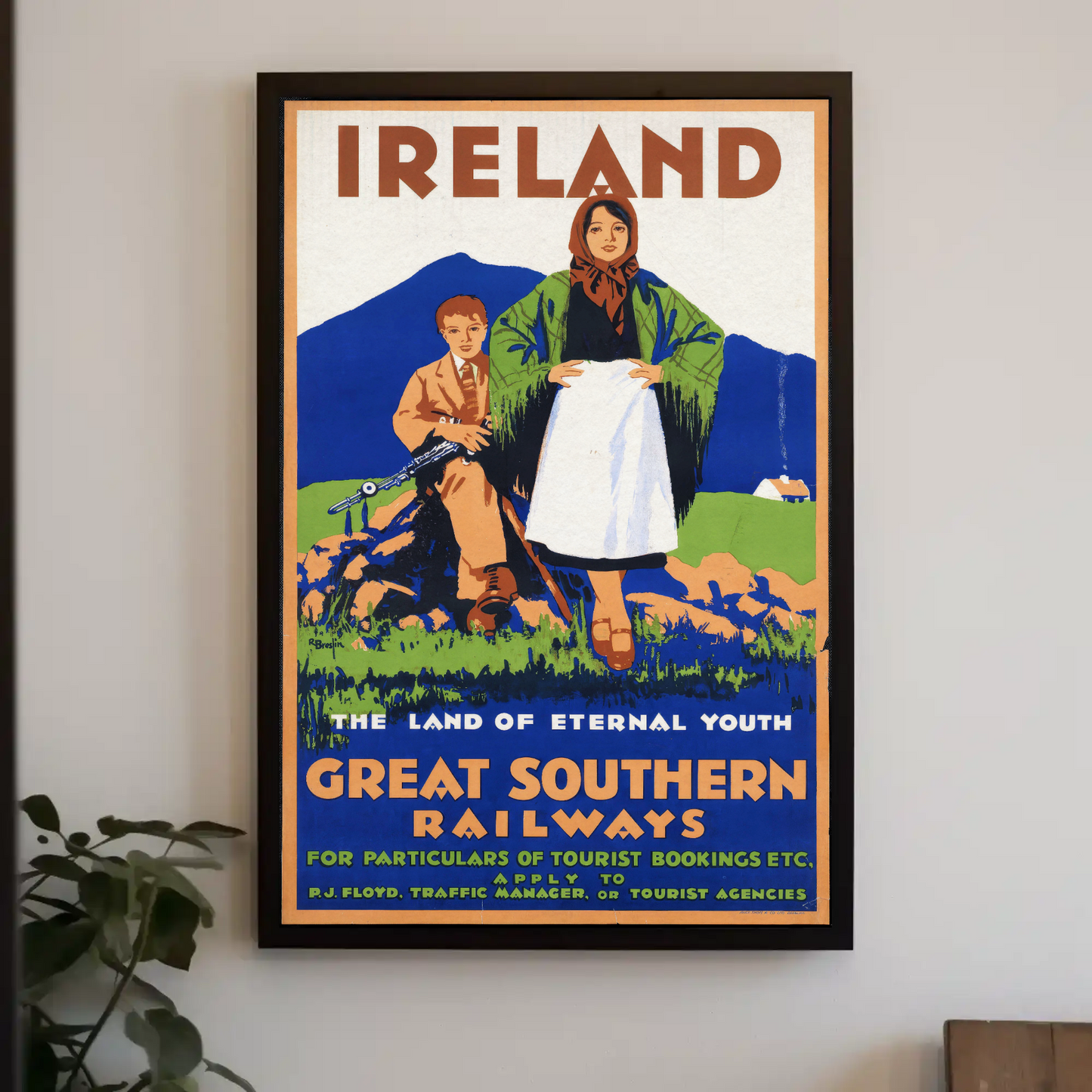 Vintage Poster - Ireland Land of Eternal Youth