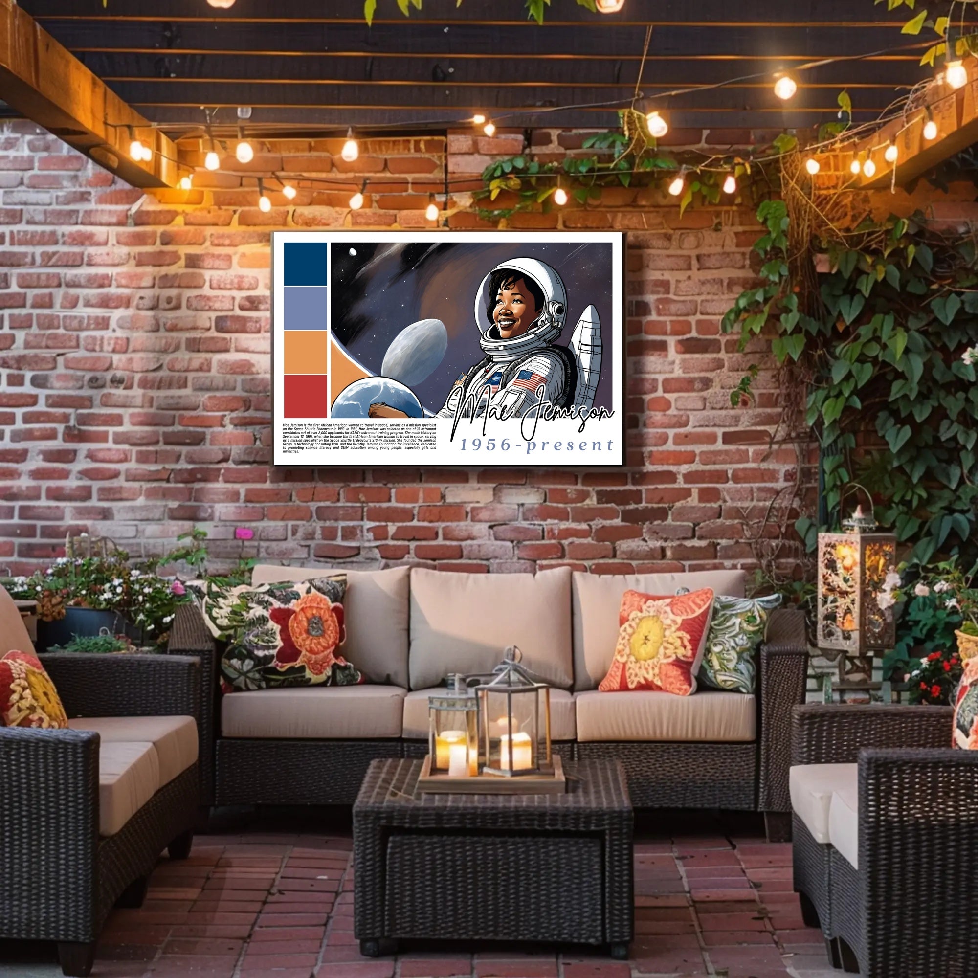 Mae Jemison: A Trailblazer in Space Poster