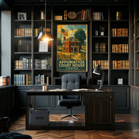 Appomattox Court House Historical Poster
