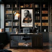 Herbert Hoover 31st President of the United States Reflections Poster