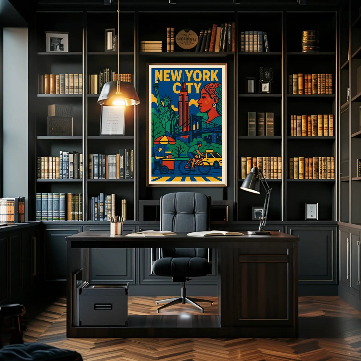 Vibrant New York City Poster