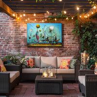 Surreal Dreamscape Imaginative Futuristic Sci-Fi Poster