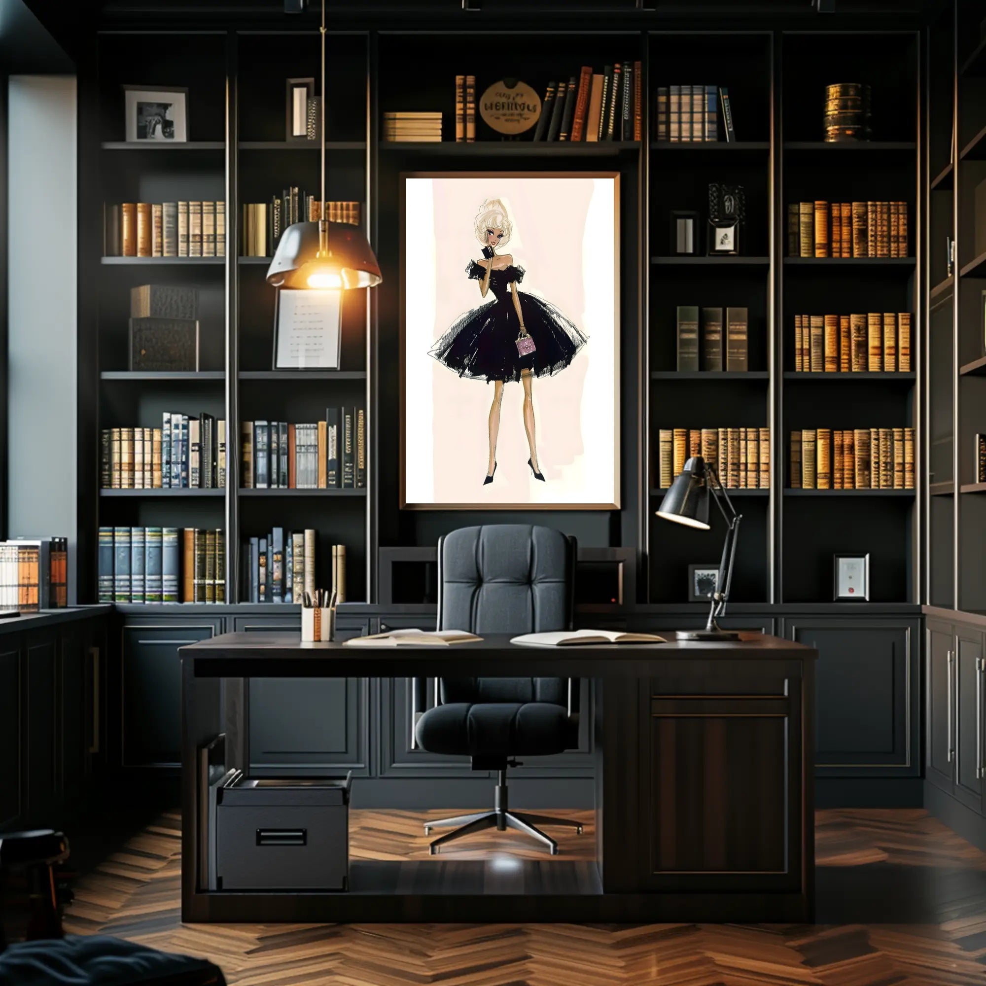 Elegant Fashion Illustration Poster