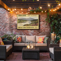 Vintage Ireland Poster: Serene River Scene PosterGoat