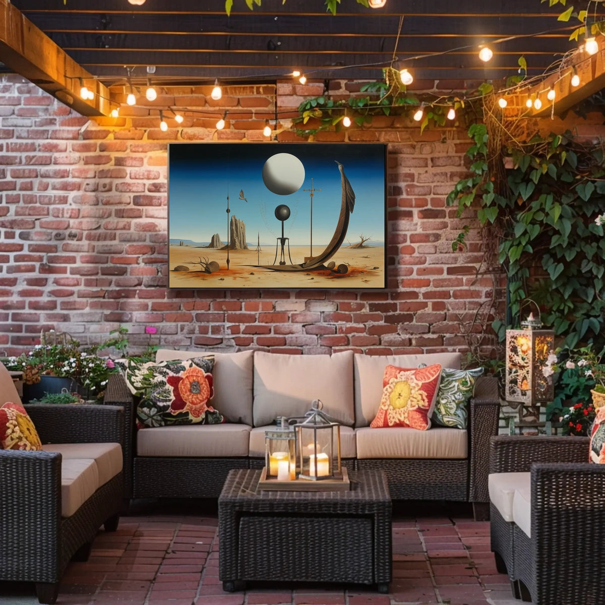 Surreal Desert Landscape Surreal Poster