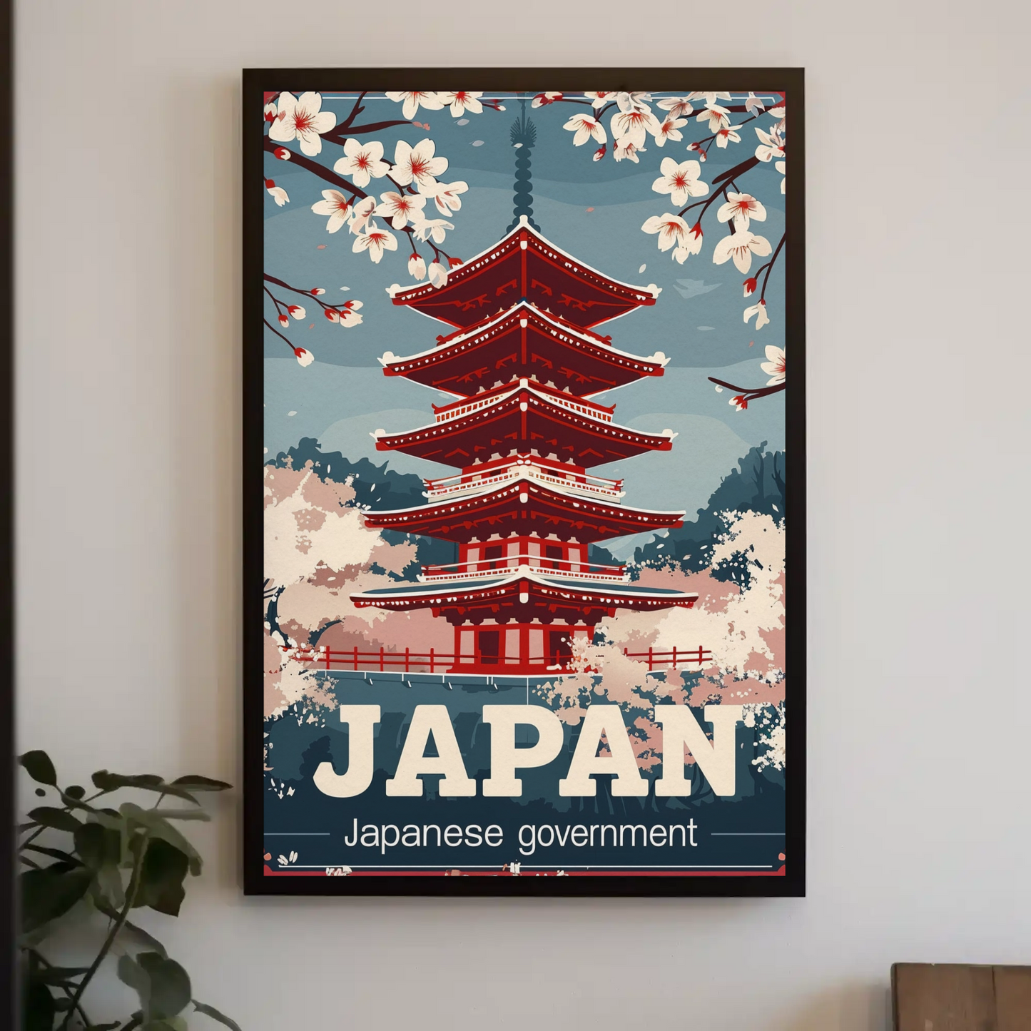 Japan Vintage Travel Poster - Japanese Government