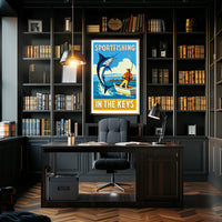 Sportfishing in the Keys Poster PosterGoat