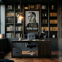 George H. W. Bush 41st President of the United States Reflections Poster