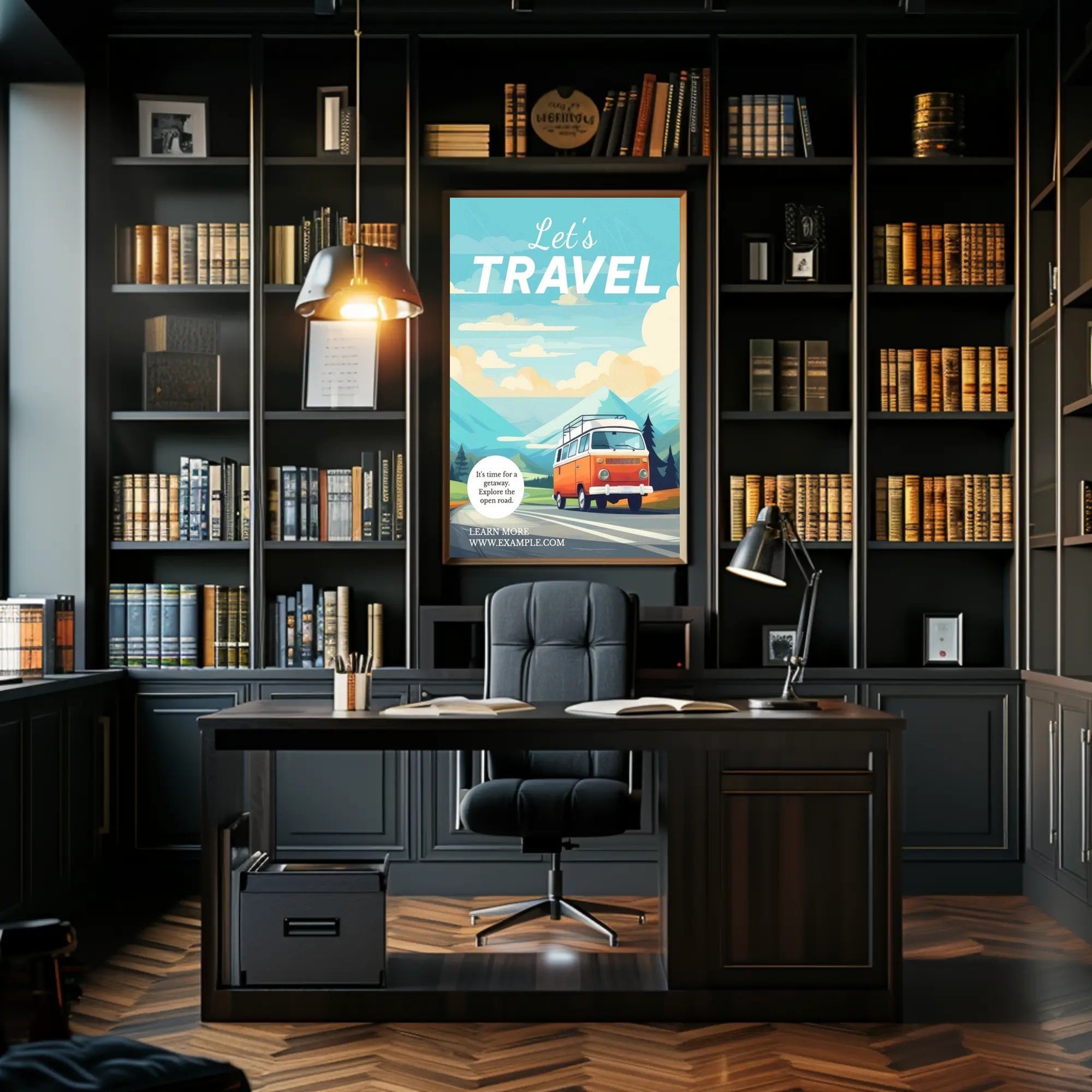 Let's Travel Poster PosterGoat