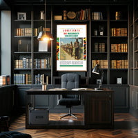 Black History Event: 1641 Slavery Legalization Educational Poster