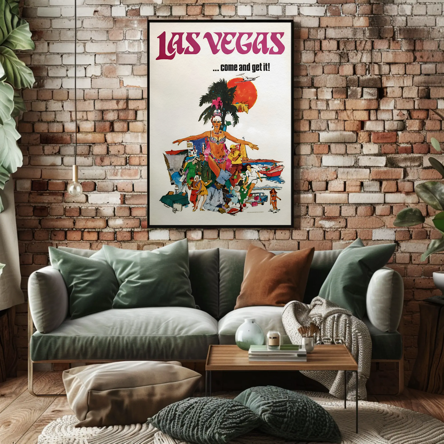 Las Vegas Come and Get It Travel Poster