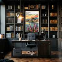 Charming Coastal Village in Provence Travel Poster