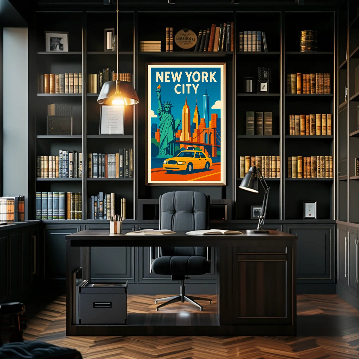 New York City Poster Iconic Skyline For City Lovers