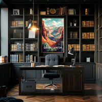 Grand Canyon Adventure Awaits National Park Poster