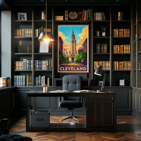 Cleveland Skyline Poster