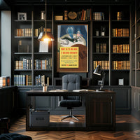 WWII Malaria Awareness Mosquito Net Poster PosterGoat