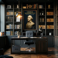 George Washington Legacy Leadership Poster PosterGoat