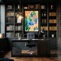 Vibrant Abstract Expressionism Poster for Artistic Home Decor