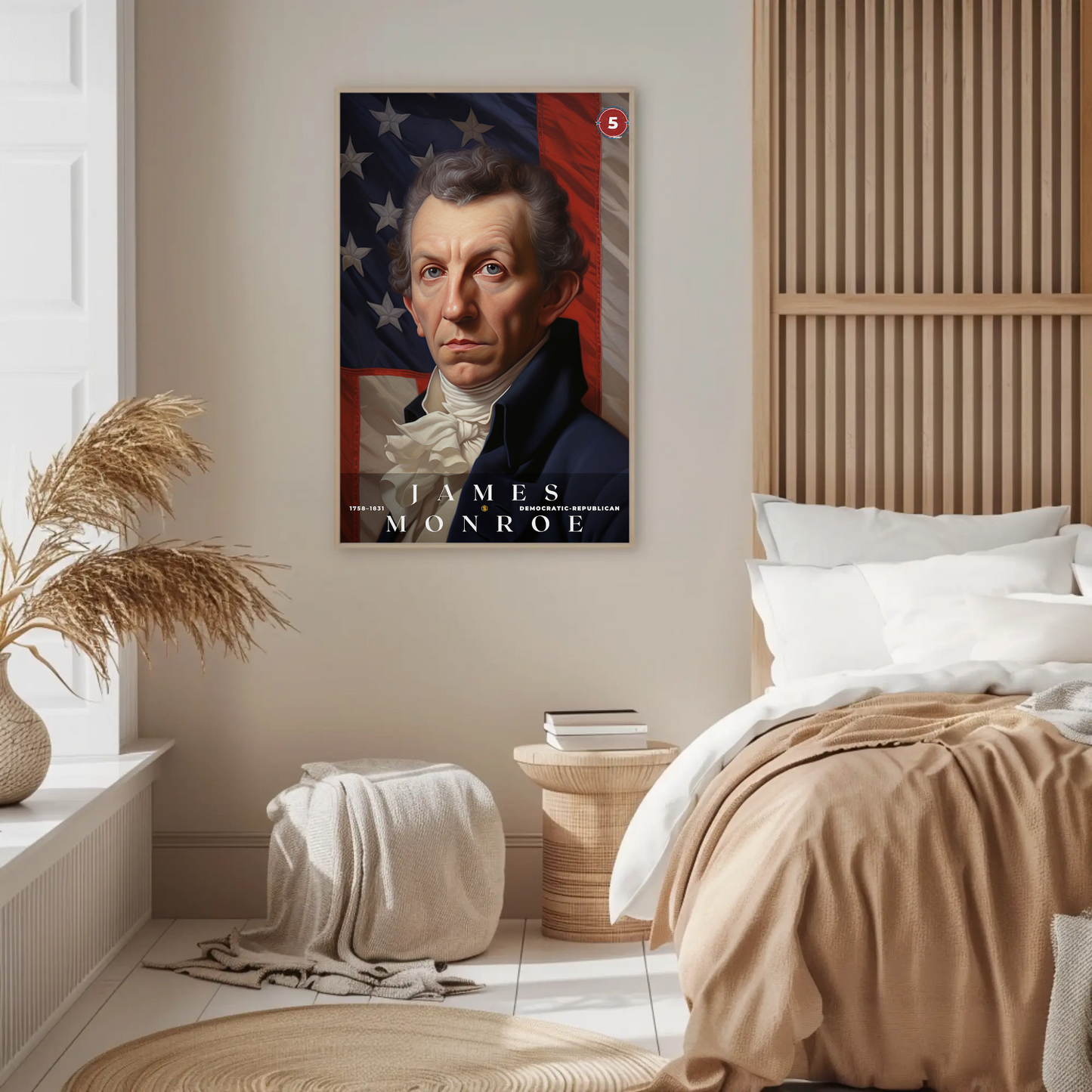 James Monroe 5th President Of The United States Portrait