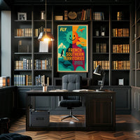 French Southern Territories Adventure Travel Poster PosterGoat